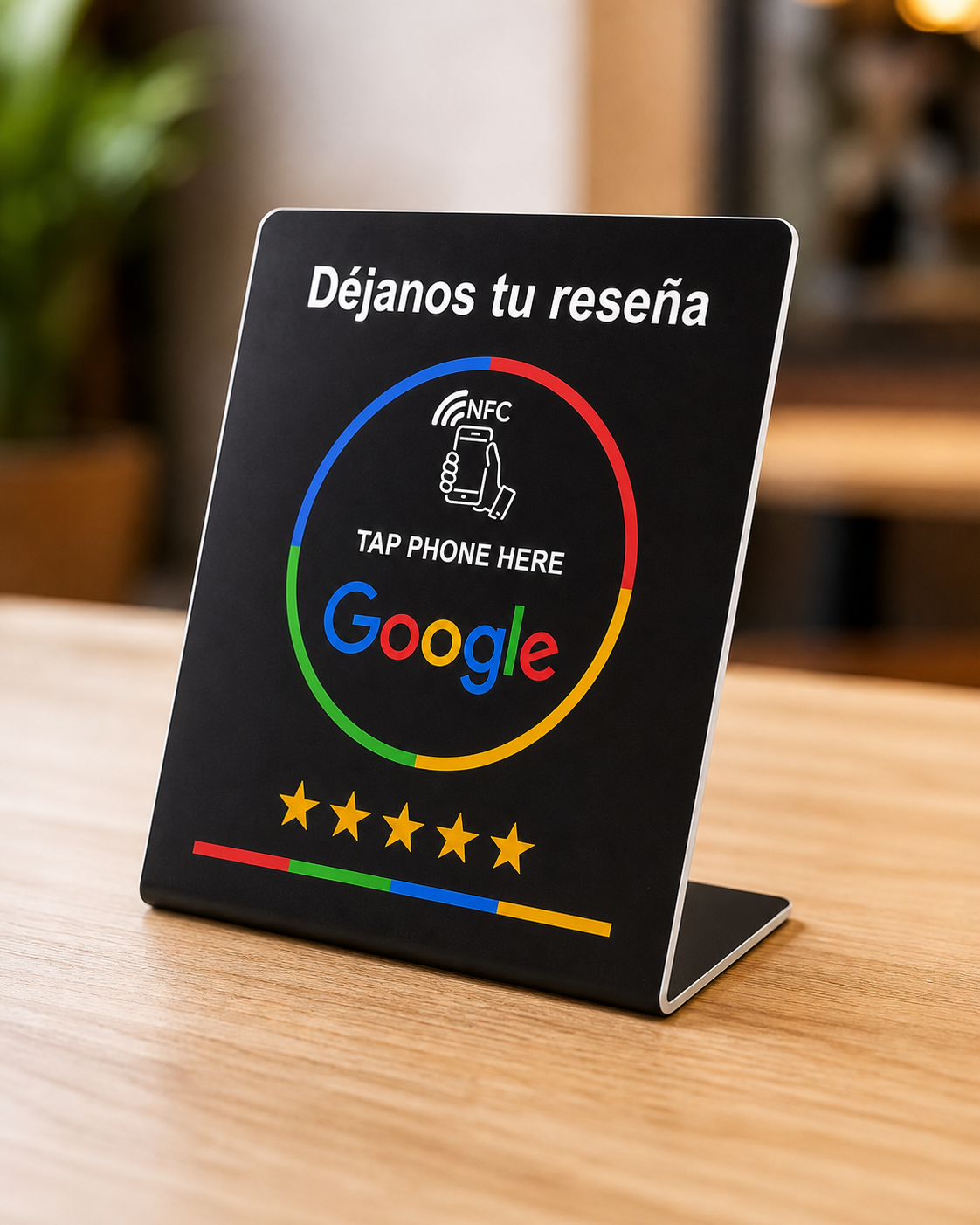 Soporte NFC para Reseñas de Google