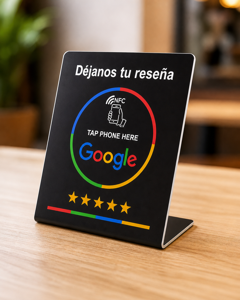 Soporte NFC para Reseñas de Google