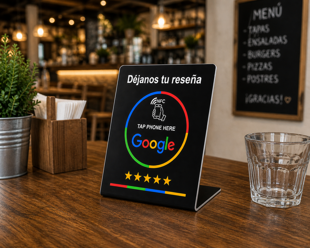 Soporte NFC para Reseñas de Google